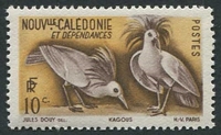 N°259-1948-NOUVELLE CALEDONIE-OISEAUX-CAGOUS-10C