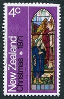 N°0549-1971-NOUVELLE ZELANDE-VITRAIL EGLISE HAVELOCK-4C