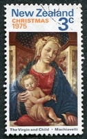 N°0642-1975-NOUVELLE ZELANDE-TABLEAU-VIERGE A L'ENFANT-3C