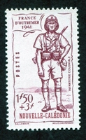 N°191-1941-NOUVELLE CALEDONIE-INFANTERIE COLONIALE-1F50+3F