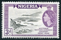 N°090-1958-NIGERIA-CENTENAIRE DU PORT DE VICTORIA-3P