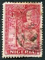 N°038-1936-NIGERIA-RECOLTE DU CACAO-1P-ROUGE