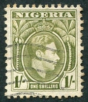 N°059-1938-NIGERIA-GEORGE VI-1S-OLIVE