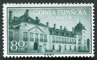 N°0370-1955-GUINEE ESP-PALAIS DU PRADO A MADRID-80C