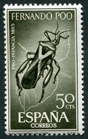 N°0234-1965-FERNANDO-INSECTE-PLECTROCNEMIA-50C-OLIVE