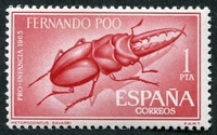 N°0235-1965-FERNANDO-INSECTE-METOPODONTUS-1P-ROUGE