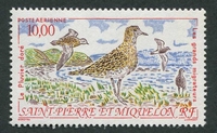 N°073-1993-ST PIERRE MIQUELON-OISEAUX-PLUVIER DORE-10F