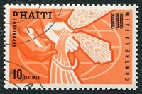 N°503-1963-HAITI-CAMPAGNE MONDIALE CONTRE LA FAIM-10C