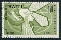 N°273-1963-HAITI-CAMPAGNE MONDIALE CONTRE LA FAIM-1G