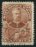 N°053-1898-HAITI-PRESIDENT SIMON SAM-5C-BRUN ROUGE