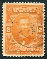 N°135-1912-HAITI-PRESIDENT LECONTE-2C-ORANGE