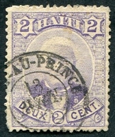 N°017-1887-HAITI-GENERAL SALOMON-2C-VIOLET