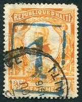 N°192-1915-HAITI-PRESIDENT NORD ALEXIS-1 SUR 20C-ORANGE