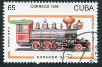 N°3592-1996-CUBA-LOCOMOTIVE BALDWIN 2-6-0 -65C