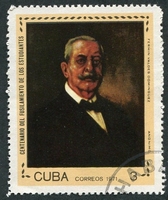 N°1536-1971-CUBA-TABLEAU-DOCTEUR FERMIN VALDES DOMINGUEZ-3C