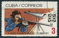 N°1475-1971-CUBA-SPORT-TIR A LA CIBLE-3C