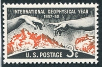 N°0643-1958-ETATS-UNIS-ANNEE GEOPHYSIQUE INTERNAT-3C