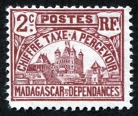 N°08-1908-MADAGASCAR-PALAIS ROYAL TANANARIVE-2C