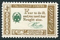 N°0678A-1960-ETATS-UNIS-CITATION B.FRANKLIN-4C