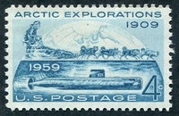 N°0667-1959-ETATS-UNIS-EXPLOR ARCTIQUES-SOUS-MARIN-4C