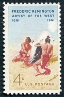 N°0718-1961-ETATS-UNIS-INDIENS-SIGNAL DE FUMEE-4C