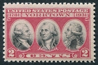 N°0298-1931-ETATS-UNIS-150E ANNIV BATAILLE DE YORKTOWN-2C