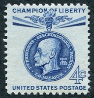 N°0681-1960-ETATS-UNIS-MASARYK-FONDATEUR TCHECOSLOVAQUIE-4C