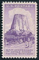 N°0621-1956-ETATS-UNIS-DEVILS TOWER-3C