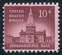 N°0615-1956-ETATS-UNIS-HALLE DE L'INDEPENDANCE-PHILADELPHIE-