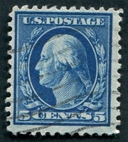 N°0171-1908-ETATS-UNIS-G.WASHINGTON-5C-BLEU