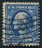 N°0171-1908-ETATS-UNIS-G.WASHINGTON-5C-BLEU