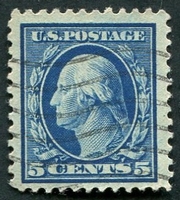 N°0171-1908-ETATS-UNIS-G.WASHINGTON-5C-BLEU