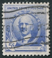 N°0441-1940-ETATS-UNIS-ARTISTES-DC FRENCH-5C-OUTREMER