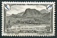 N°0248-1944-REUNION-SALAZIE-PITON D'ANCHAIN-1F-NOIR ET BLEU