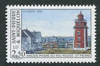 N°563-1992-ST PIERRE MIQUELON-PHARE DU FEU ROUGE-2F50