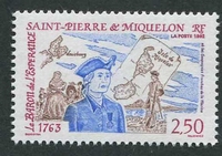 N°570-1992-ST PIERRE MIQUELON-BARON ESPERANCE-2F50