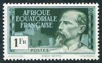 N°082-1939-AFRIQUE EQUAT FR-EMILE GENTIL-1F