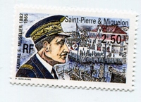 N°558-1992-ST PIERRE MIQUELON-AMIRAL MUSELIER-2F50