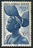N°038-1947-AFRIQUE OCCID FR-FEMME FOULAH-GUINEE-6F