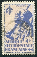 N°017-1945-AFRIQUE OCCID FR-TIRAILLEUR ET CAVALIER-4F