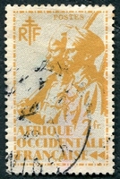 N°014-1945-AFRIQUE OCCID FR-TIRAILLEUR ET CAVALIER-2F