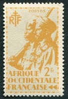 N°014-1945-AFRIQUE OCCID FR-TIRAILLEUR ET CAVALIER-2F