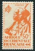 N°007-1945-AFRIQUE OCCID FR-TIRAILLEUR ET CAVALIER-50C