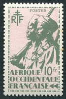 N°020-1945-AFRIQUE OCCID FR-TIRAILLEUR ET CAVALIER-10F 