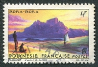 N°031-1964-POLYNESIE-PAYSAGE-BORA BORA-4F