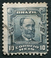 N°0128-1906-BRESIL-ARISTIDE LOBO-10R-ARDOISE