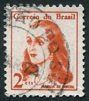 N°0816-1967-BRESIL-SOEUR MARILIA DE DIRCEU-2C-BRUN/ORANGE