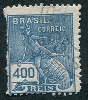 N°0176-1920-BRESIL-COMMERCE-400R-BLEU