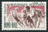 N°0192-1966-CONGO REP-SPORT-HANDBALL-3F