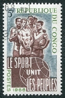 N°0193-1966-CONGO REP-SPORT-UNION DES PEUPLES-5F